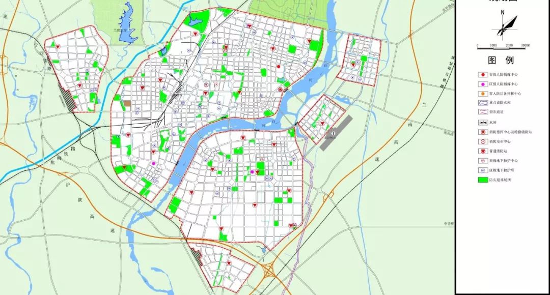 韩城市最新市区规划图