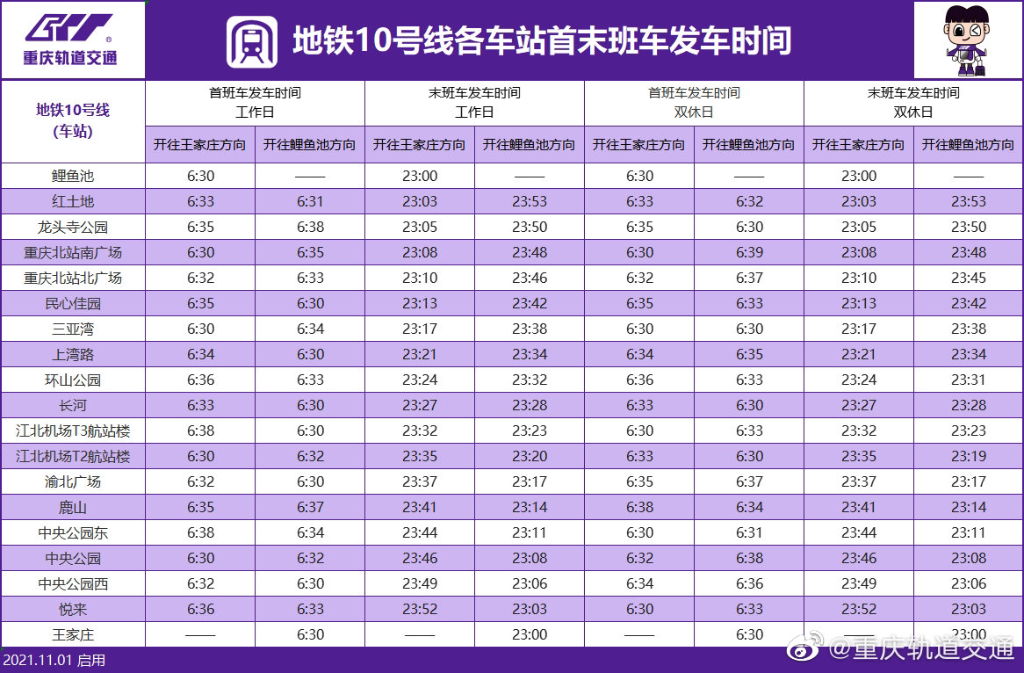 松卫专线最新时刻表