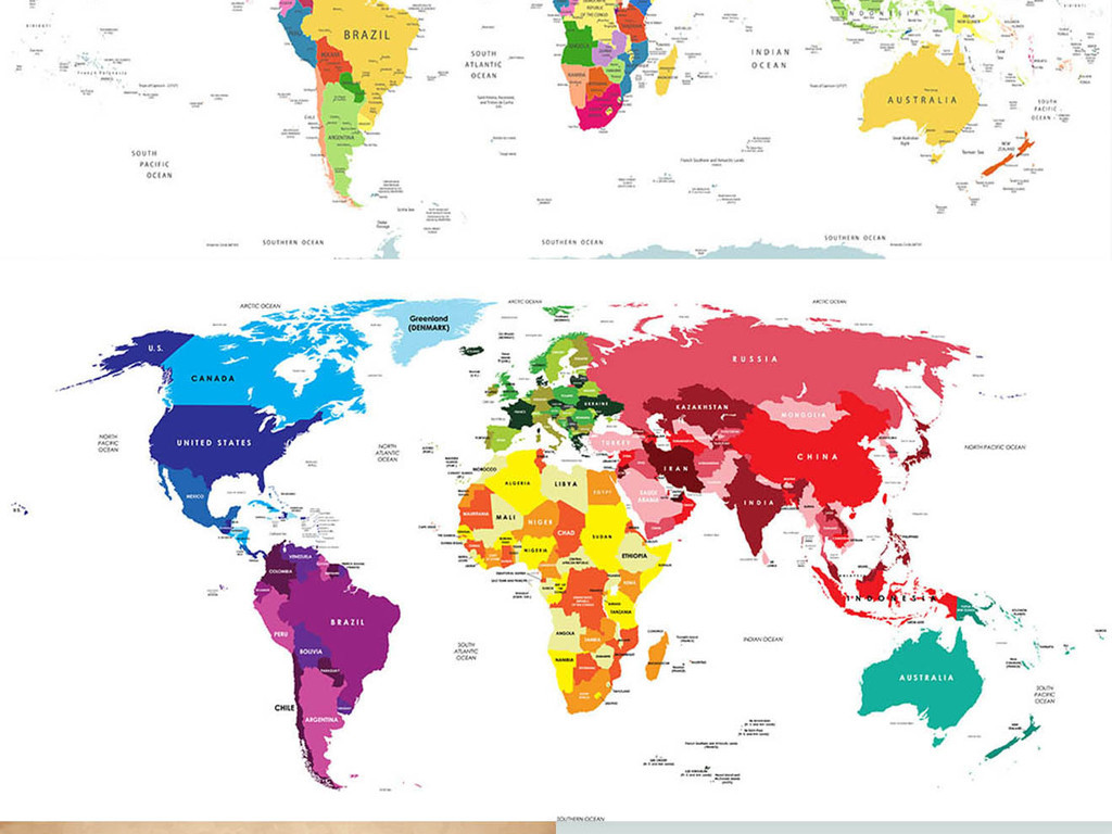 世界地图2022年高清最新版
